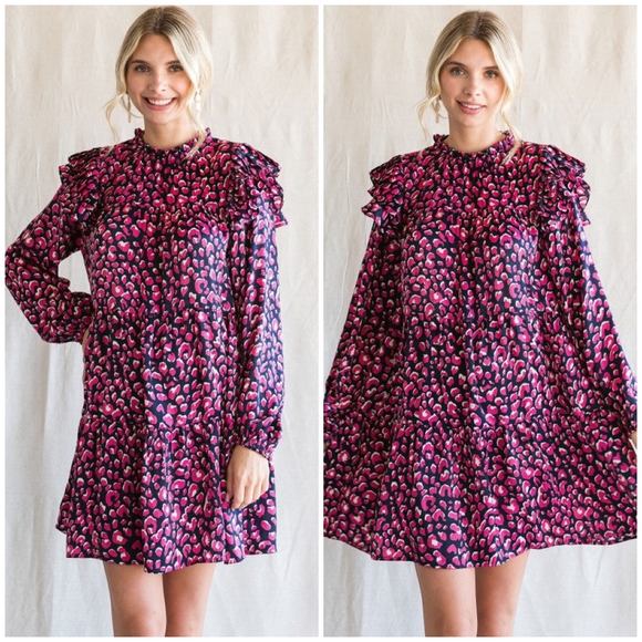 JODIFL Plus Size Adorable Swing Dress - Picture 2 of 3